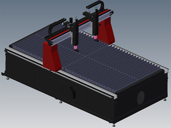 2軸臺式數(shù)控切割機(jī)實(shí)圖